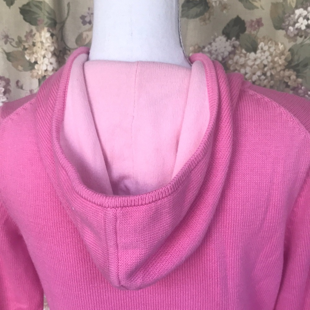 Pink Petite Cardigan Hoodie - Picture 4 of 6